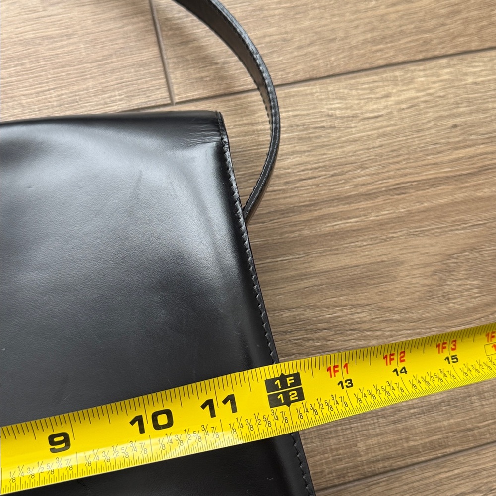 FURLA MODERN BLACK LEATHER SHOULDER BAG - Picture 5 of 7